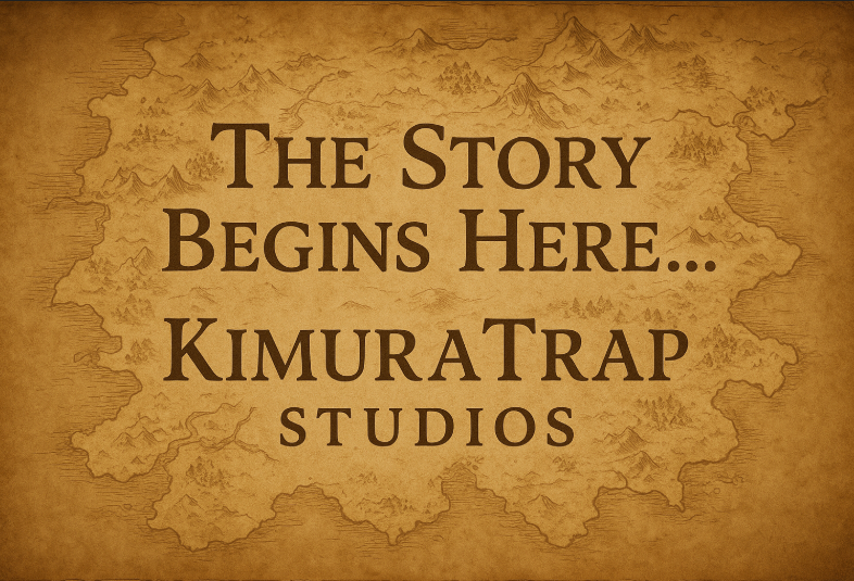 Old style map with a compass and a ship, with the words 'Adventure Awaits' written in an old style font.